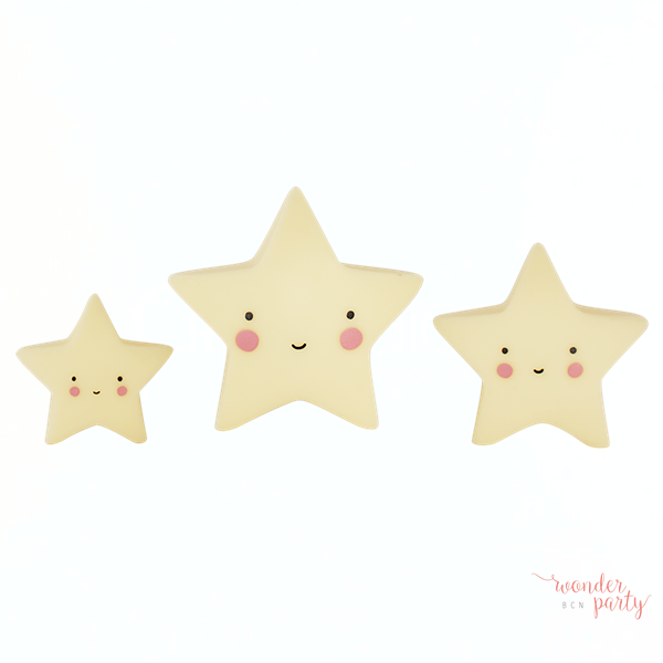 Mini estrellas decorativas varios colores