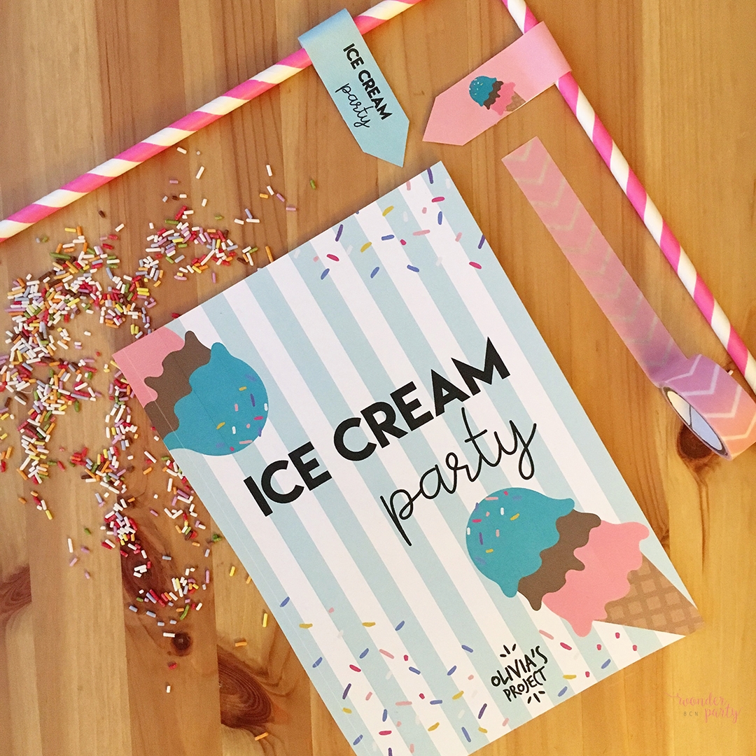 Un nuevo imprimible gratis, de la mano de Olivia´s Project ¡¡Otro regalo para ti!! ¡¡Y que la Ice Cream Party no pare!!