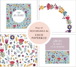 ¿Te casas? Este imprimible de CocoPaper & Co te va a encantar!