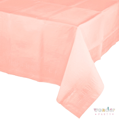 Mantel de papel grande rosa pastel
