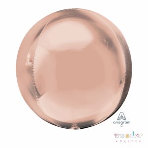 Globo Orbit esfera oro rosa