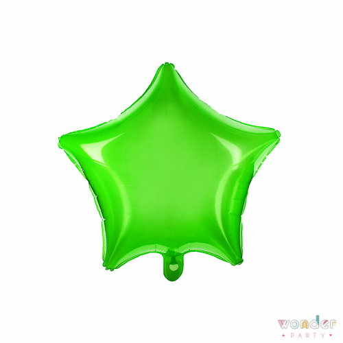 Globo Foil Estrella verde, Balloon, Barcelona, Celebraciones, Cumpleaños, Decoracion, estrella, Eventos, Fiesta, Foil, Girona, Globo, Helio, Maresme, Party, Wonder, verde