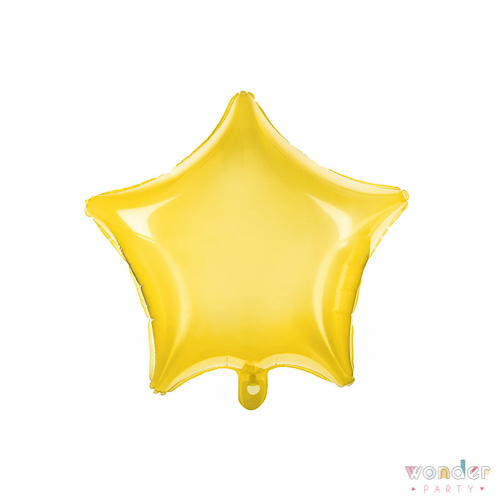 Globo Foil Estrella amarilla, Balloon, Barcelona, Celebraciones, Cumpleaños, Decoracion, estrella, Eventos, Fiesta, Foil, Girona, Globo, Helio, Maresme, Party, Wonder, amarillo