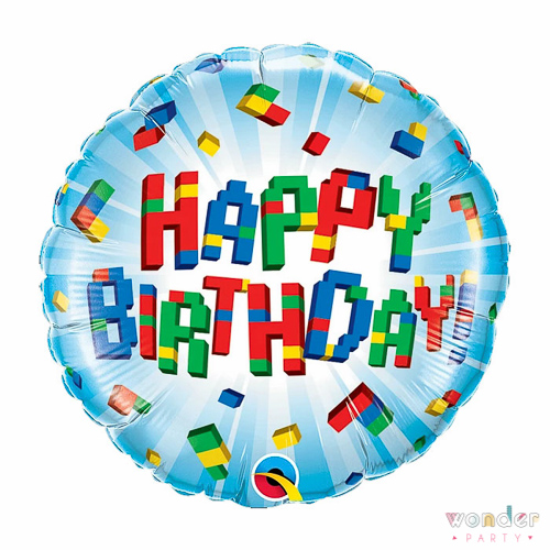 Globo Happy Birthday Lego Foil, Balloon, Barcelona, Celebraciones, Cumpleaños, Decoracion, Eventos, Fiesta, Foil, Girona, Globo, Helio, Maresme, Party, Wonder, lego, costa brava