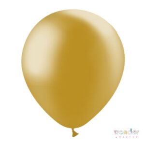 Globos transparentes con confetti dorado - WonderParty BCN